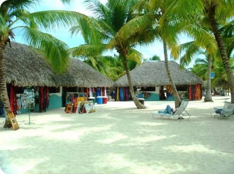 Shops at Catuano Beach  - Saona Island